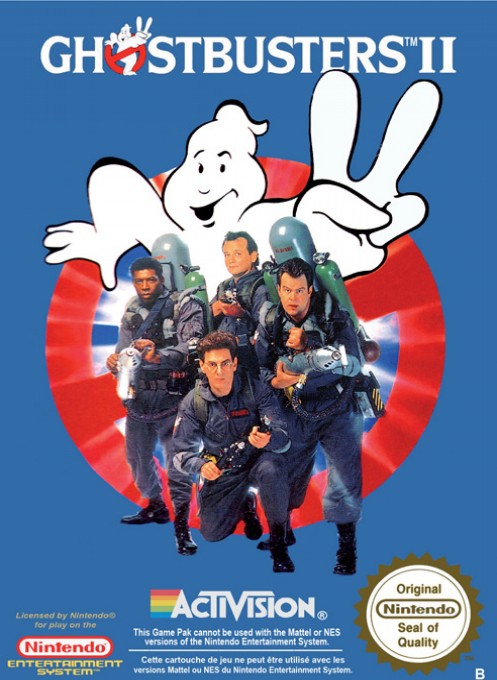 Front boxart of the game Ghostbusters II (Europe) on Nintendo NES