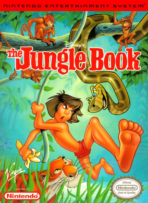 Front boxart of the game Jungle Book, The (United States) on Nintendo NES