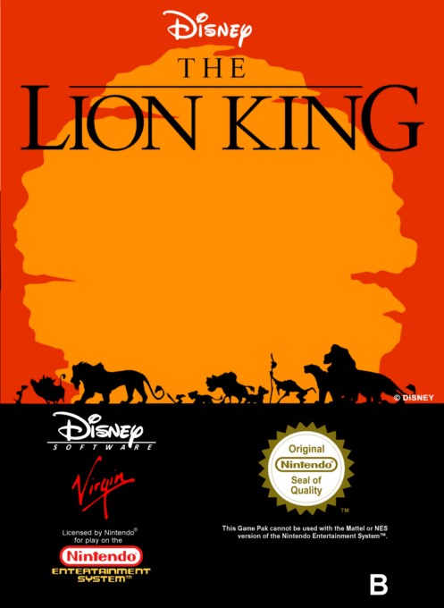 Front boxart of the game Lion King, The (Europe) on Nintendo NES