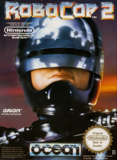 Front boxart of the game RoboCop 2 (Europe) on Nintendo NES