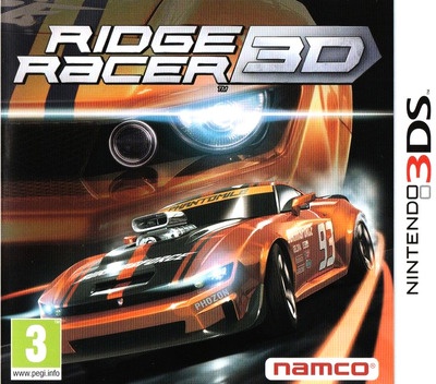 Front boxart of the game Ridge Racer 3D (Europe) on Nintendo 3DS