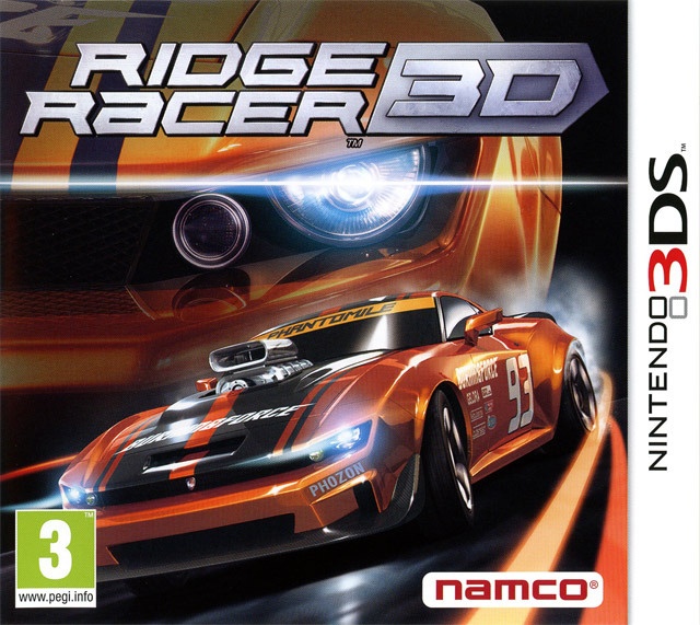 Front boxart of the game Ridge Racer 3D (France) on Nintendo 3DS