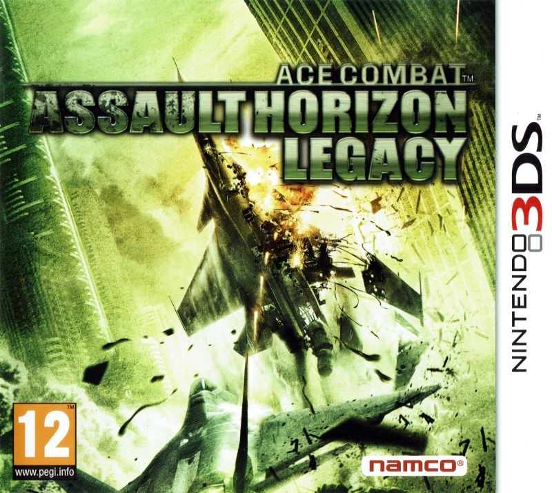 Front boxart of the game Ace Combat - Assault Horizon Legacy (Europe) on Nintendo 3DS