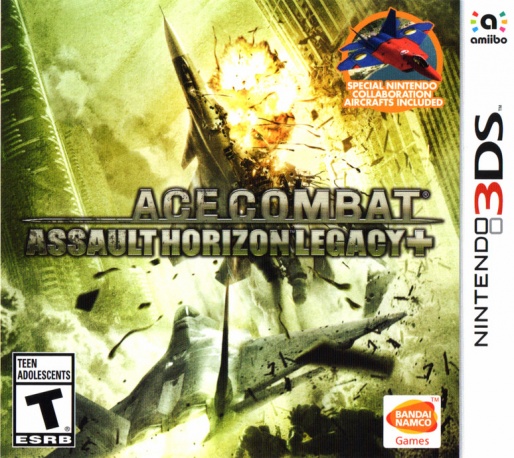Front boxart of the game Ace Combat - Assault Horizon Legacy (United States) on Nintendo 3DS