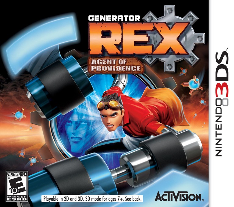 Front boxart of the game Generator Rex - Agent of Providence (United States) on Nintendo 3DS