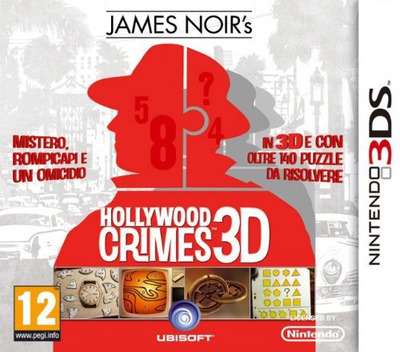 Front boxart of the game James Noir's Hollywood Crimes 3D (Italy) on Nintendo 3DS