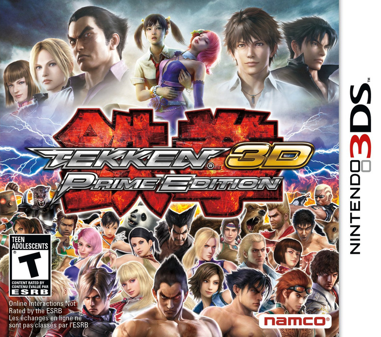 Front boxart of the game Tekken 3D - Prime Edition (United States) on Nintendo 3DS