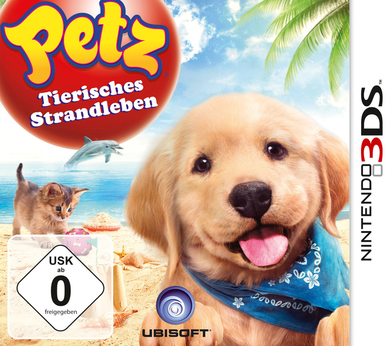 Front boxart of the game Petz Beach (Germany) on Nintendo 3DS