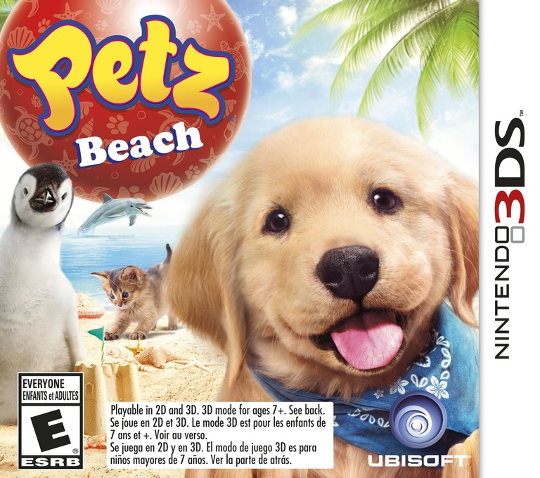 Front boxart of the game Petz Beach (United States) on Nintendo 3DS