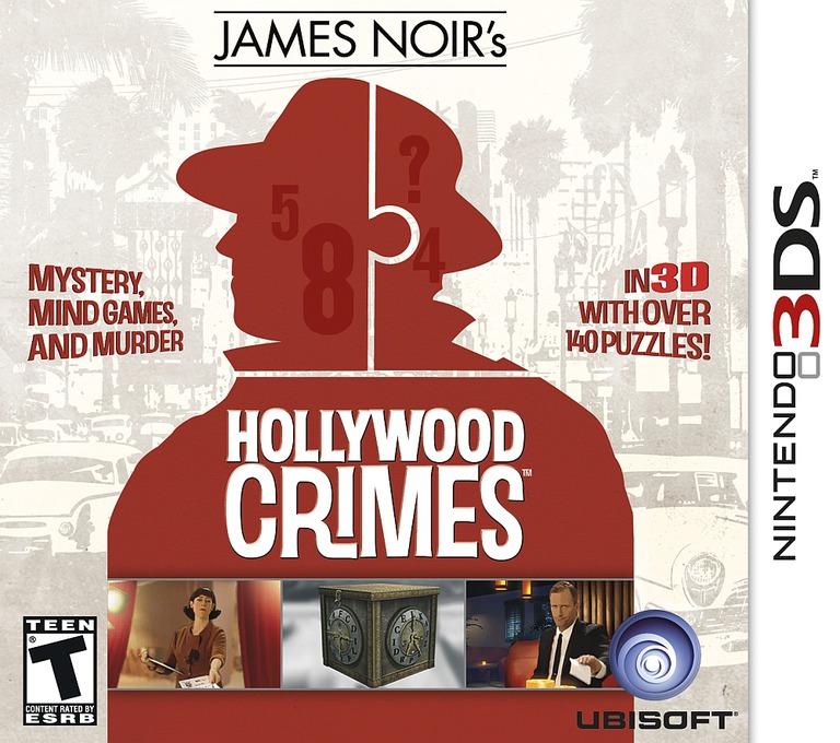 Front boxart of the game James Noir's Hollywood Crimes (United States) on Nintendo 3DS