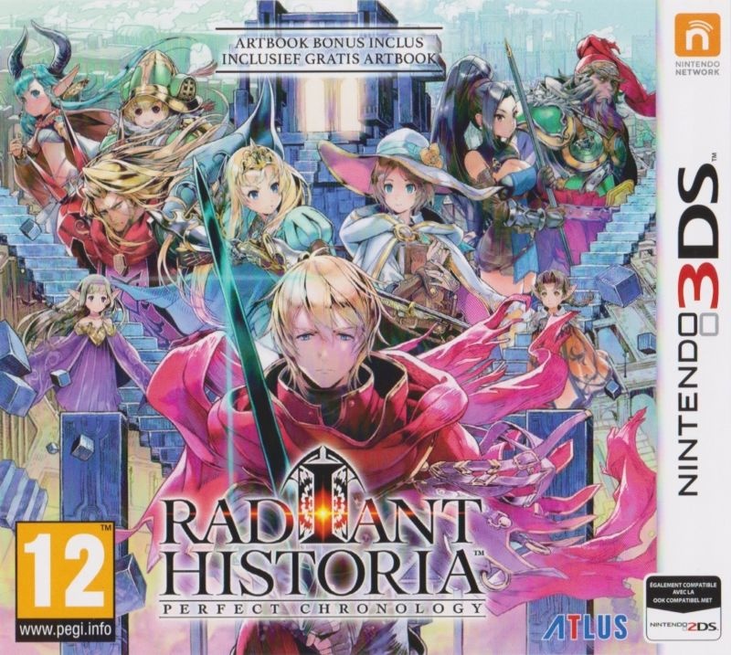 Front boxart of the game Radiant Historia - Perfect Chronology (Europe) on Nintendo 3DS