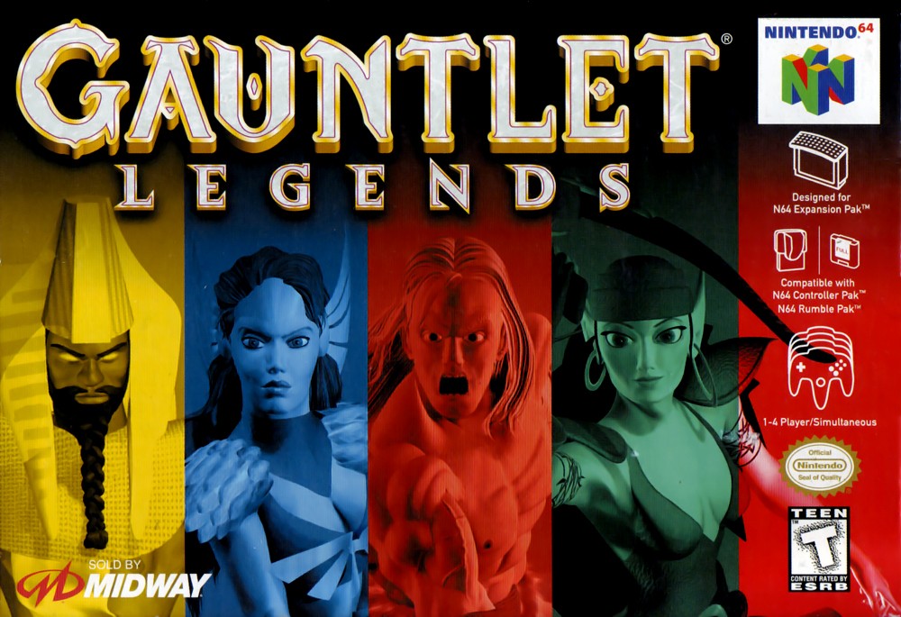 Front boxart of the game Gauntlet Legends (United States) on Nintendo 64