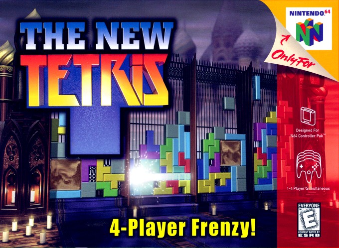 Front boxart of the game New Tetris, The (United States) on Nintendo 64