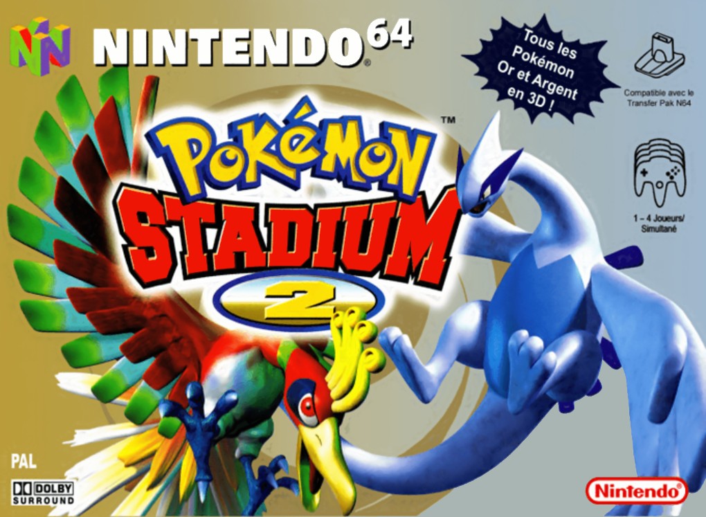 Front boxart of the game Pokemon Stadium 2 (France) on Nintendo 64