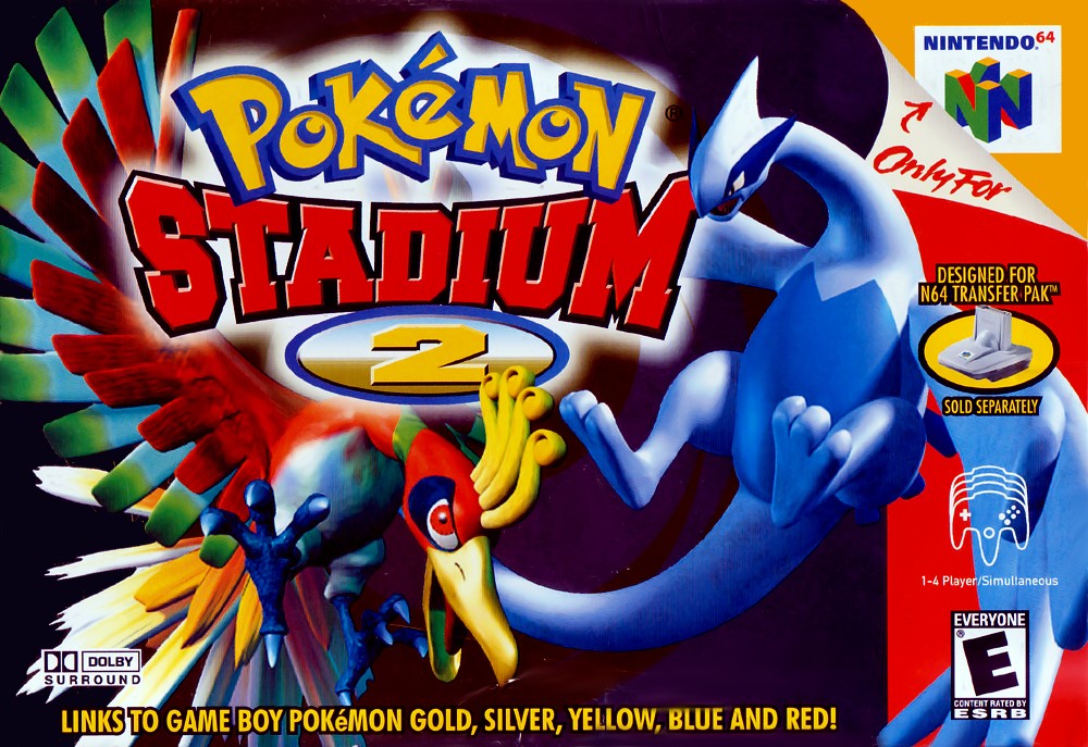 Front boxart of the game Pokemon Stadium 2 (United States) on Nintendo 64