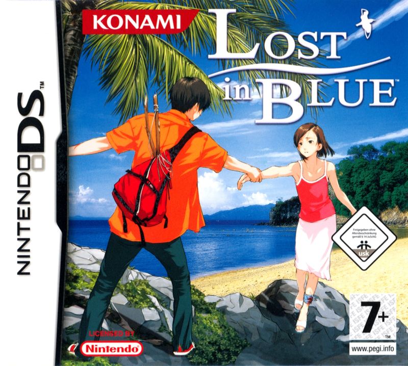 Front boxart of the game Lost in Blue (Europe) on Nintendo DS