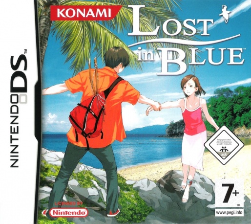 Front boxart of the game Survival Kids - Lost in Blue (Europe) on Nintendo DS