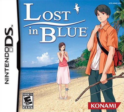Front boxart of the game Survival Kids - Lost in Blue (United States) on Nintendo DS