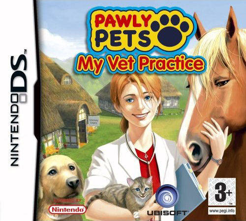Front boxart of the game Pawly Pets - My Vet Practice (Europe) on Nintendo DS