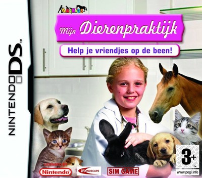 Front boxart of the game Pawly Pets - My Vet Practice (Netherlands) on Nintendo DS
