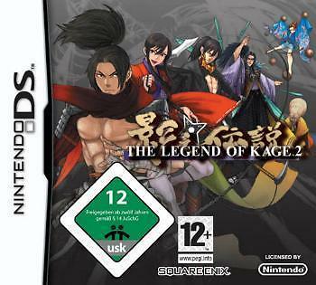 Front boxart of the game Kage no Densetsu - The Legend of Kage 2 (Germany) on Nintendo DS