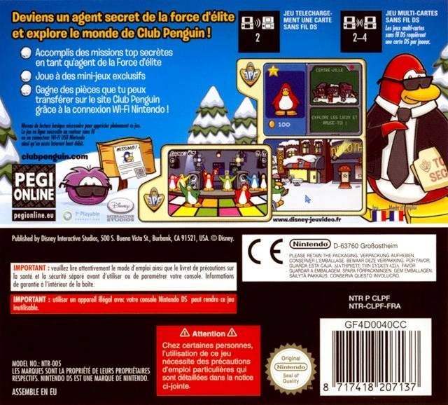 Club Penguin: Elite Penguin Force Collector's Edition (Nintendo DS, 2009)  in Box