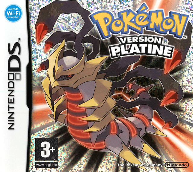 Front boxart of the game Pokemon - Version Platine (France) on Nintendo DS