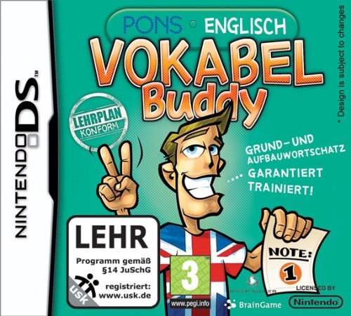 Front boxart of the game PONS Englisch - Vokabel Buddy (Germany) on Nintendo DS