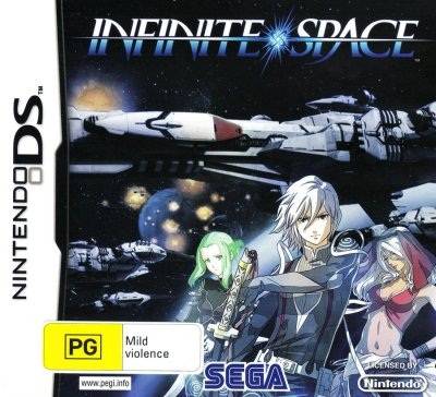 Front boxart of the game Infinite Space (Australia) on Nintendo DS