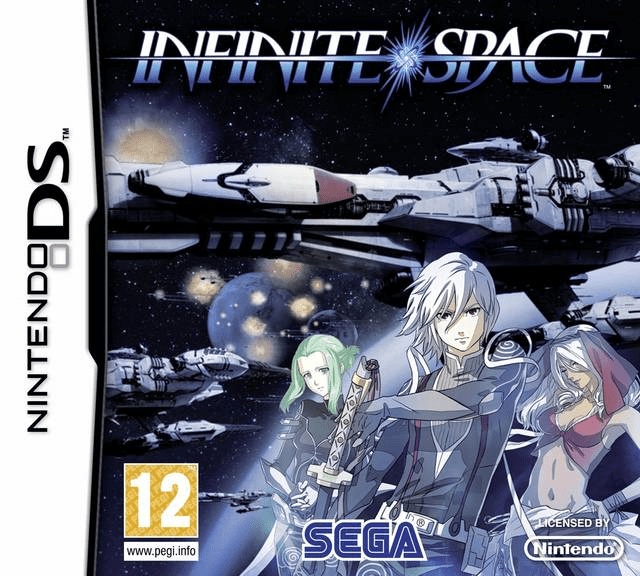 Front boxart of the game Infinite Space (Europe) on Nintendo DS
