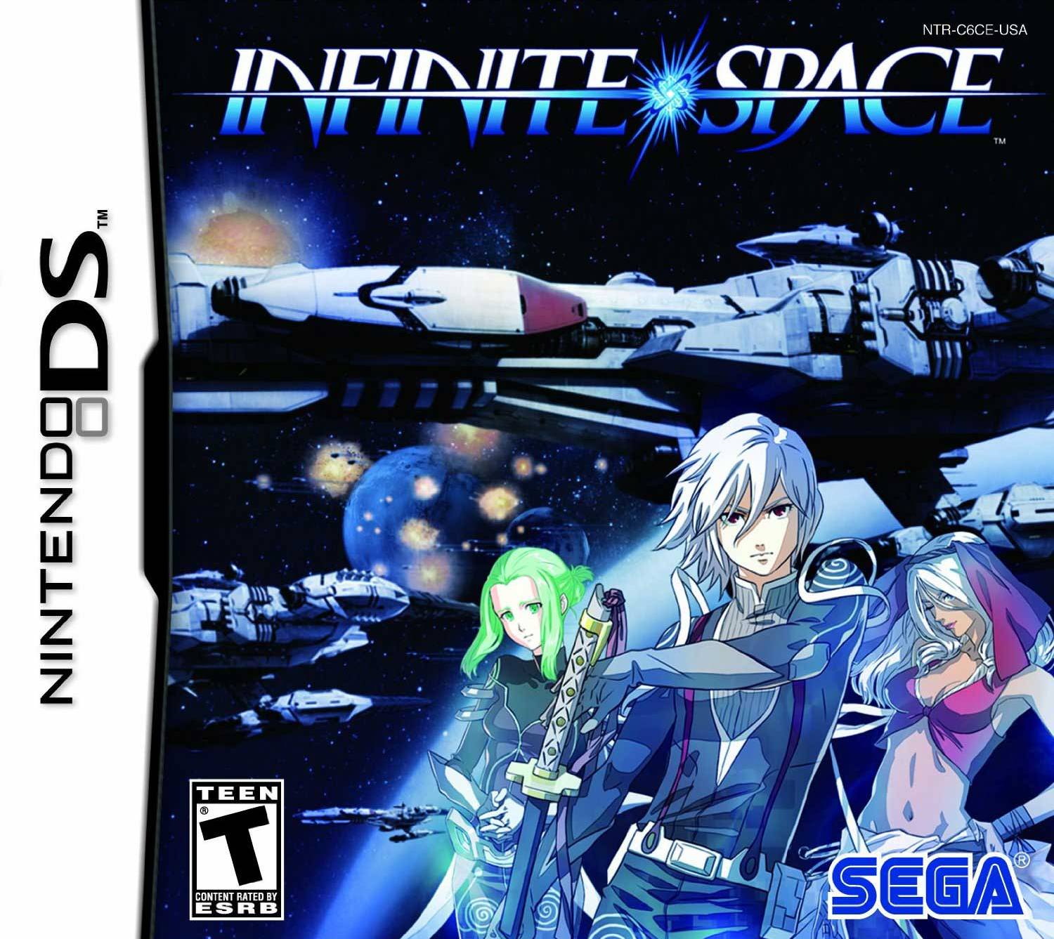 Front boxart of the game Infinite Space (United States) on Nintendo DS