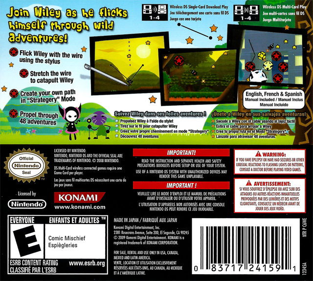 Back boxart of the game WireWay (United States) on Nintendo DS