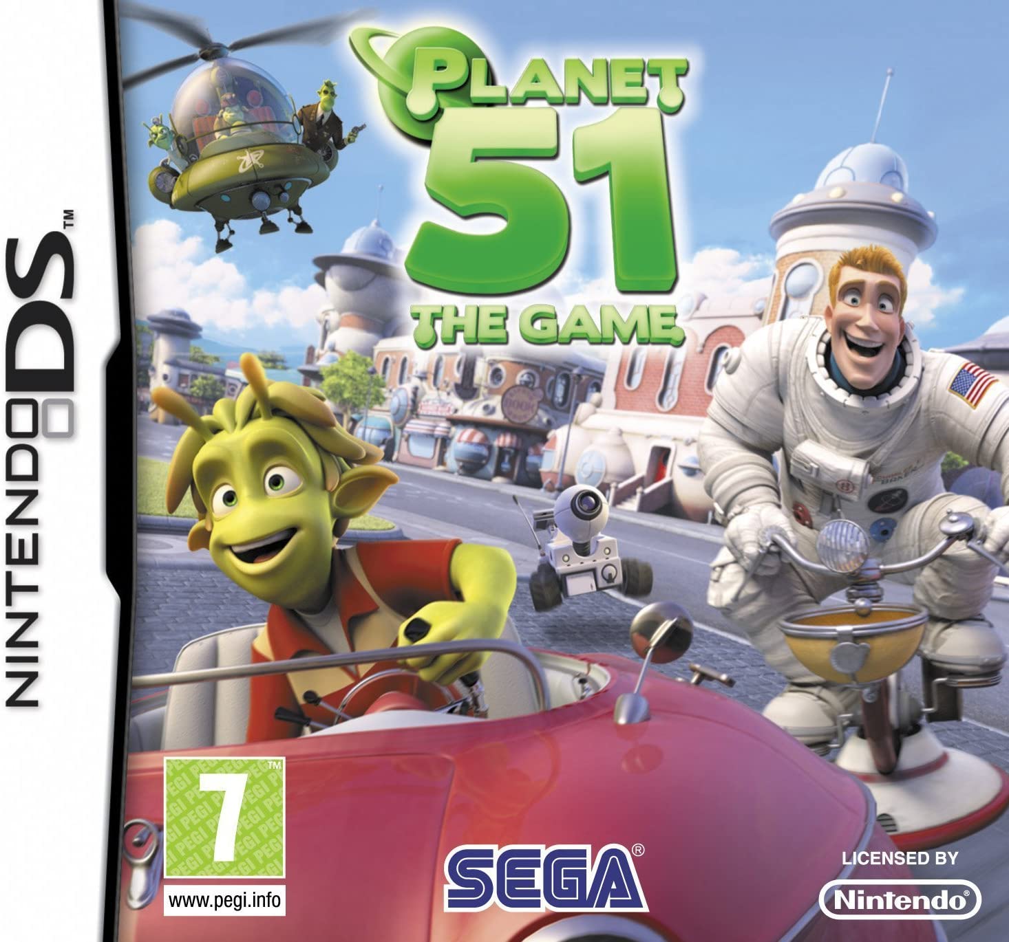 Front boxart of the game Planet 51 The Game (Europe) on Nintendo DS