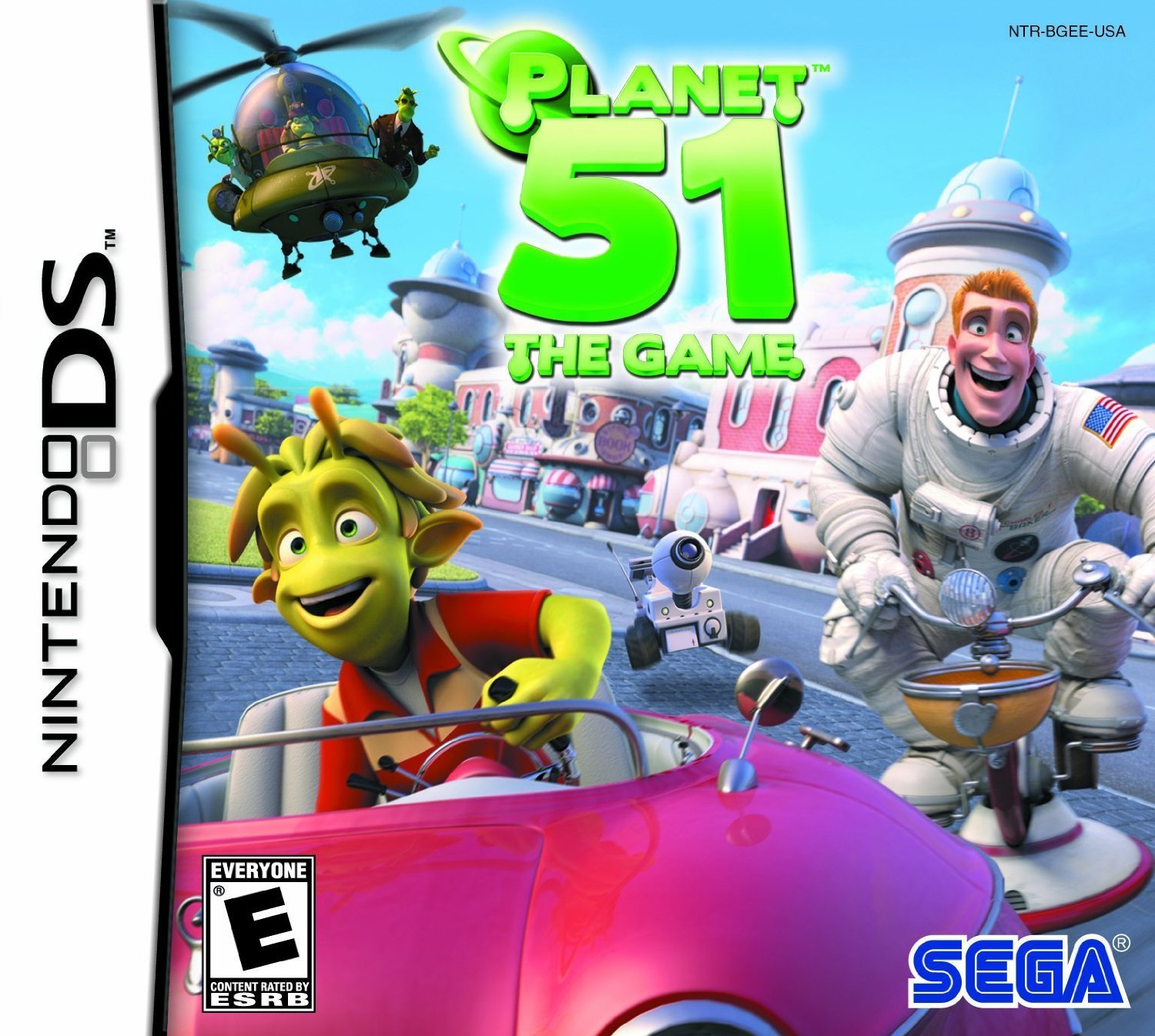 Front boxart of the game Planet 51 The Game (United States) on Nintendo DS