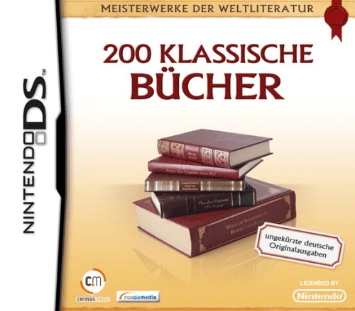Front boxart of the game 200 Klassische Bucher (Germany) on Nintendo DS