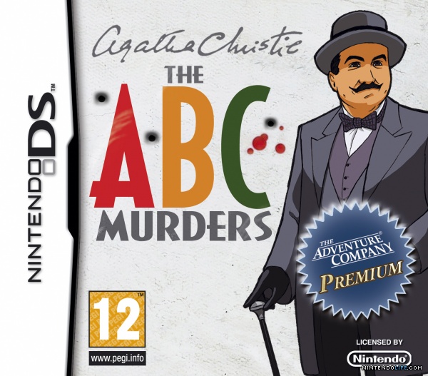 Front boxart of the game Agatha Christie - The ABC Murders (Europe) on Nintendo DS