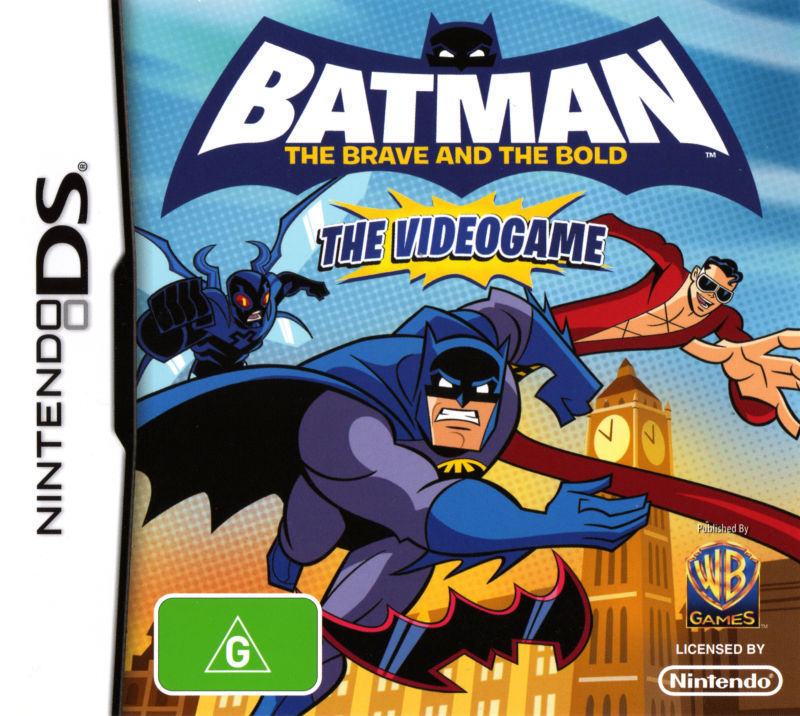 Front boxart of the game Batman - The Brave and the Bold - The Videogame (Australia) on Nintendo DS