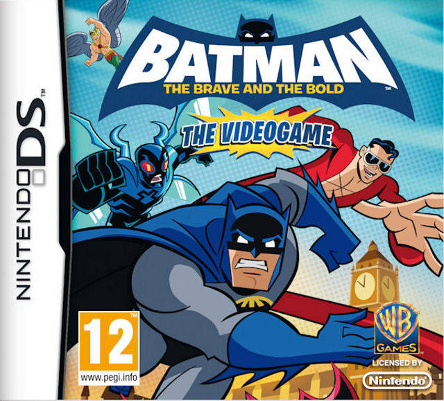 Front boxart of the game Batman - The Brave and the Bold - The Videogame (Europe) on Nintendo DS