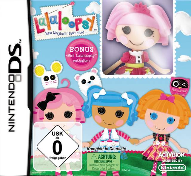 Front boxart of the game Lalaloopsy (Europe) on Nintendo DS