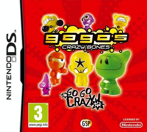 Front boxart of the game GoGo's Crazy Bones (Europe) on Nintendo DS