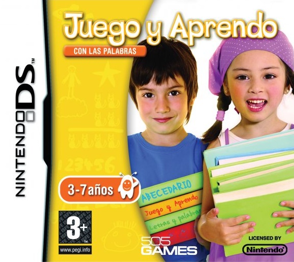 Front boxart of the game Learning To Spell (Spain) on Nintendo DS