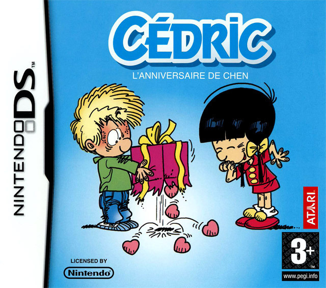 Front boxart of the game Cédric - L'Anniversaire de Chen (Europe) on Nintendo DS