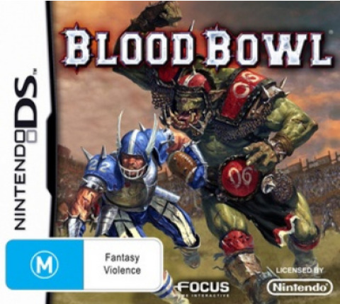 Front boxart of the game Blood Bowl (Australia) on Nintendo DS