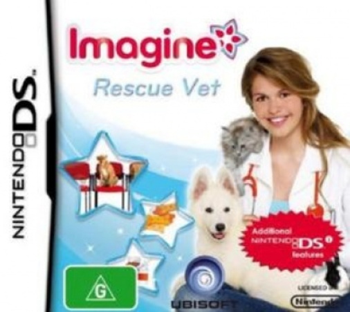 Front boxart of the game Imagine - Animal Doctor Care Center (Australia) on Nintendo DS