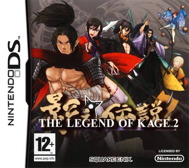 Front boxart of the game Legend of Kage 2, The (Europe) on Nintendo DS