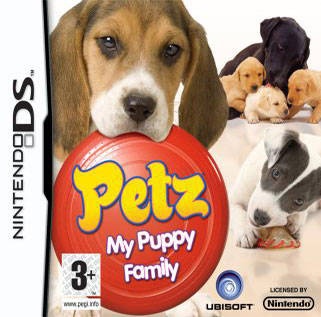 Front boxart of the game Petz - My Puppy Family (Europe) on Nintendo DS