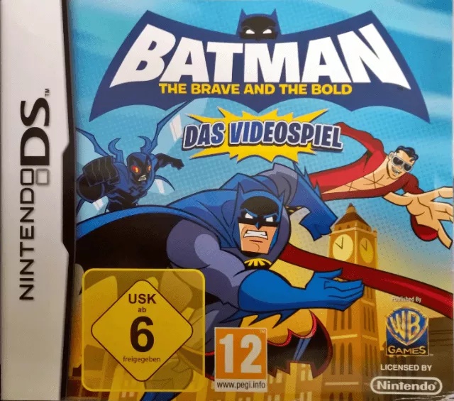 Front boxart of the game Batman - The Brave and the Bold - Das Videospiel (Germany) on Nintendo DS