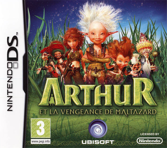 Front boxart of the game Arthur et la Vengeance de Maltazard (France) on Nintendo DS