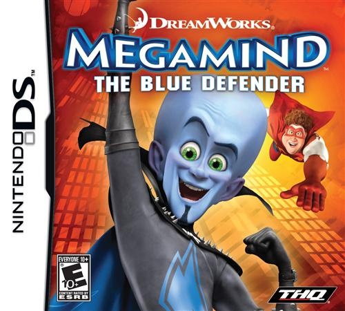 Front boxart of the game Megamind - Le Justicier Bleu (United States) on Nintendo DS