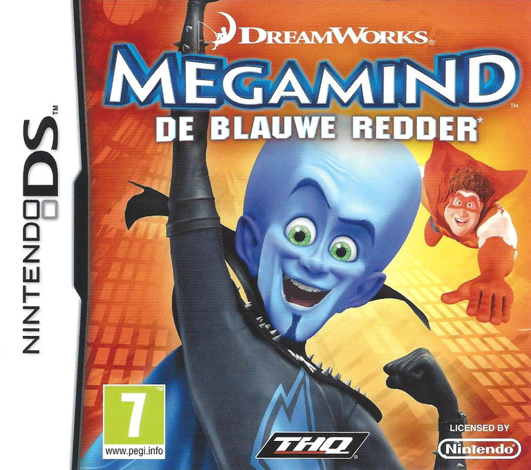 Front boxart of the game Megamind - De Blauwe Redder (Netherlands) on Nintendo DS